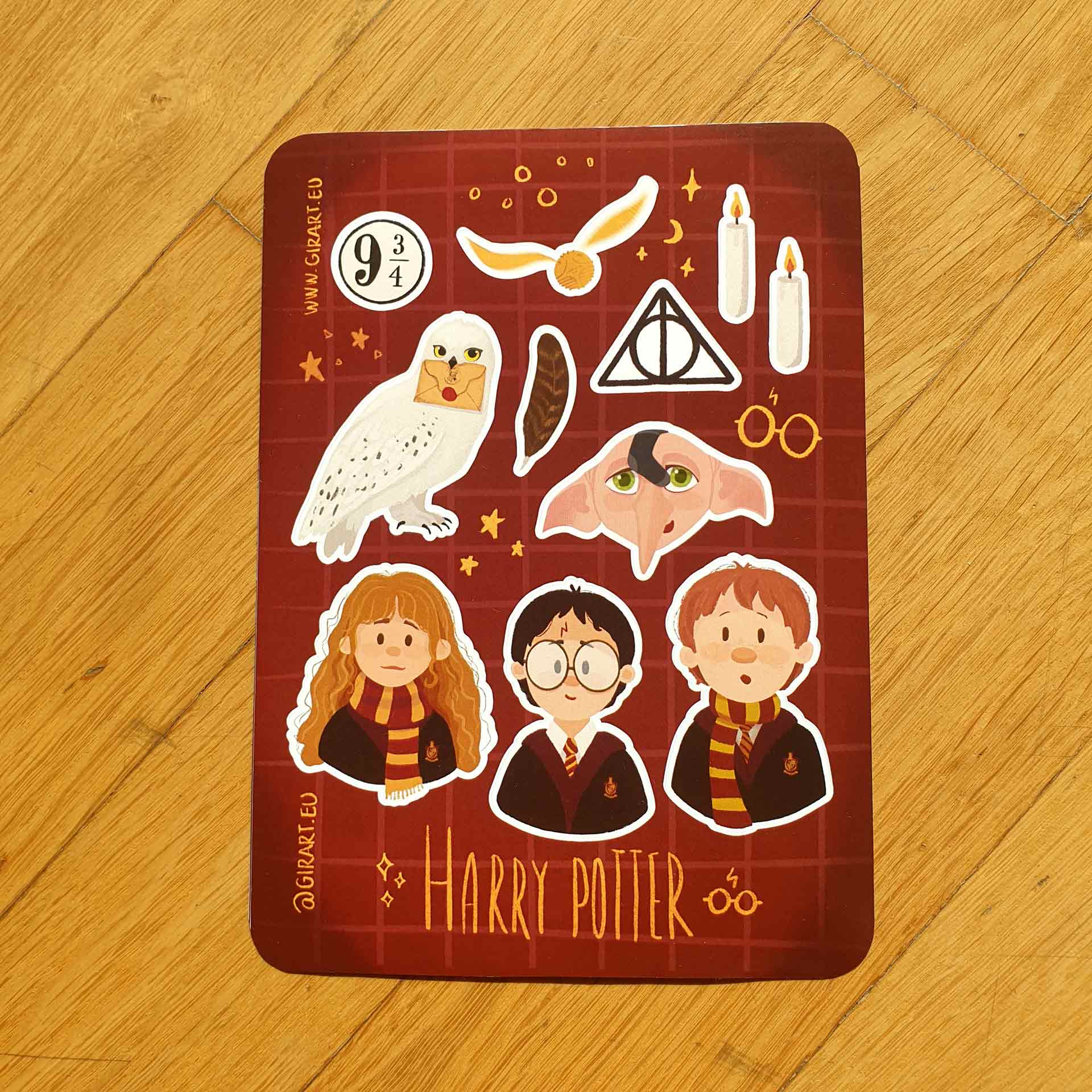 Harry Potter sticker sheet